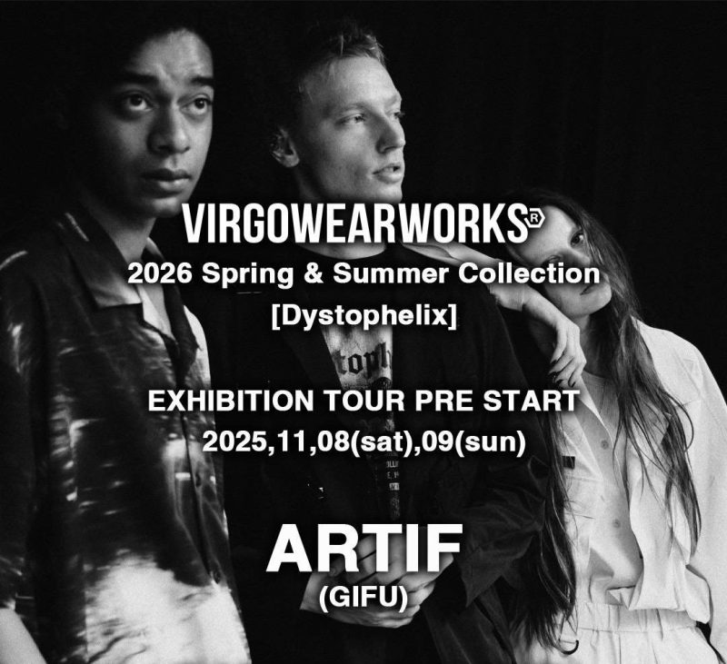 VIRGOwearworks 2026 S/S Collection Exhibition 開催決定!!