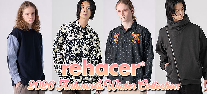rehacer 2026 A/W Collection Vol.1 先行予約開始