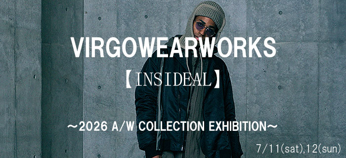 VIRGOwearworks 2026 A/W Collection Exhibition 開催決定!!